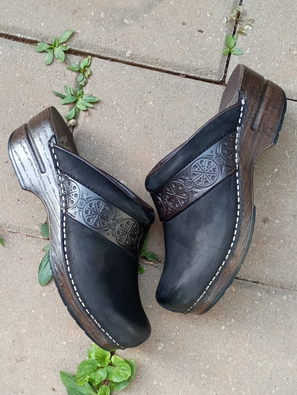 Dansko Sonja Open-back Leather Clogs 38 - Picture 8 of 15
